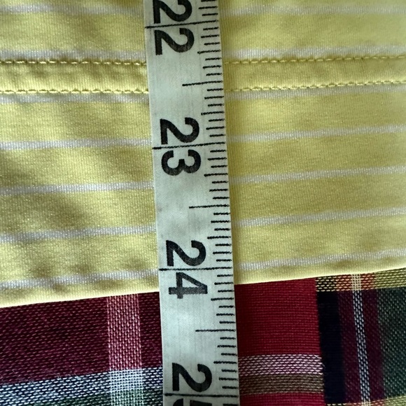 IZOD ⛳️ Ladies Yellow & White Stripe ‘G Flex’ Sleeveless Perf Golf Shirt - Sz XL - Picture 13 of 13